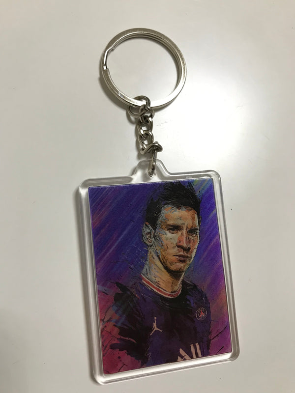 CHAVEIRO TEMÁTICO 3D MESSI E CRISTIANO