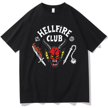 CAMISOLAS STRANGER THINGS HELLFIRE CLUB - TAMANHO JUVENIL