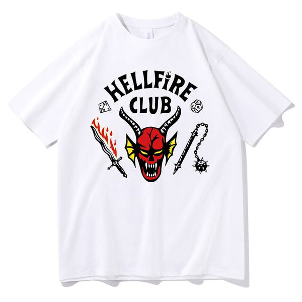 CAMISOLAS STRANGER THINGS HELLFIRE CLUB - TAMANHO JUVENIL