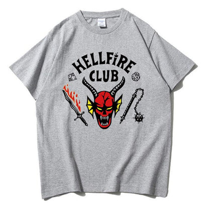 CAMISOLAS STRANGER THINGS HELLFIRE CLUB - TAMANHO JUVENIL