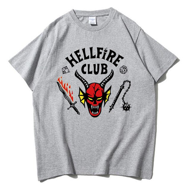 CAMISOLAS STRANGER THINGS HELLFIRE CLUB - TAMANHO JUVENIL