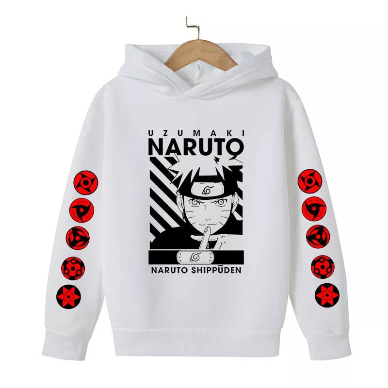 CASACO NARUTO TAMANHO CRIANÇAS 6-11 ANOS