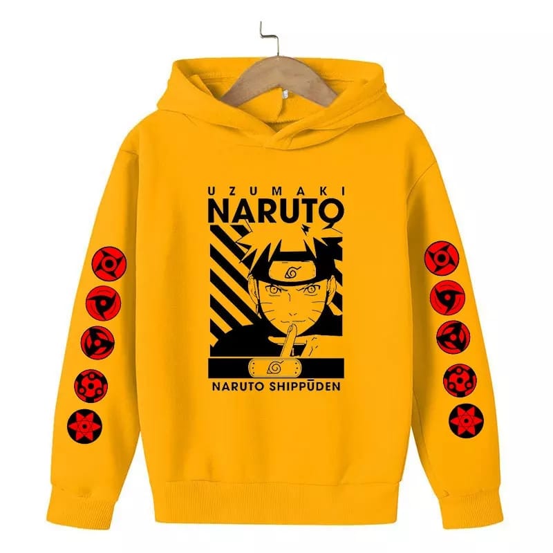 CASACO NARUTO TAMANHO CRIANÇAS 6-11 ANOS