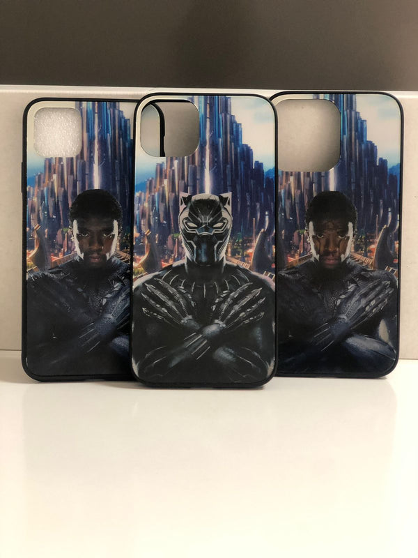 CAPA PROTETORA 3D IPHONE PANTERA NEGRA - NOVO