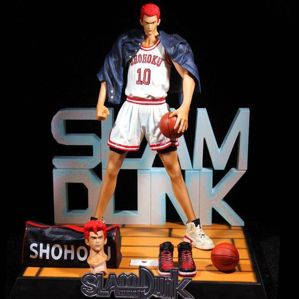 FIGURA DE AÇÃO HANAMICHI SAKURAGI - SHOHOKU HIGH SCHOOL BASKETBALL (GRANDE)