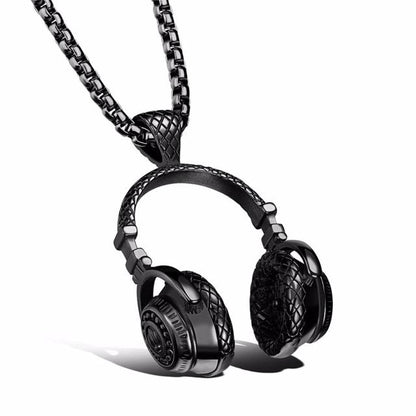 Fio Medalhão COLAR COM PINGENTE HEADPHONES