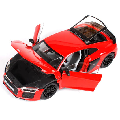 CARRO COLECIONAVEL AUDI R8 V10 PLUS ASSEMBLED VERSION ESCALA  1:24