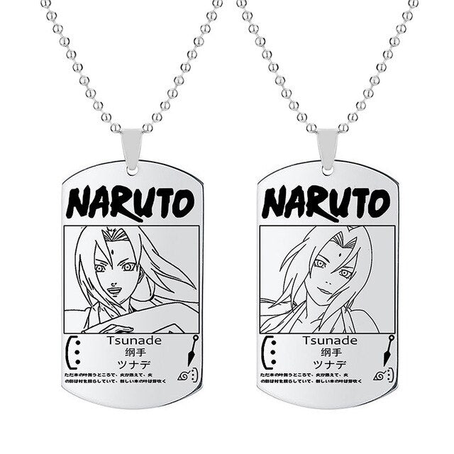 Fio Medalhão Anime Naruto vários personagens tamanho infantil juvenil