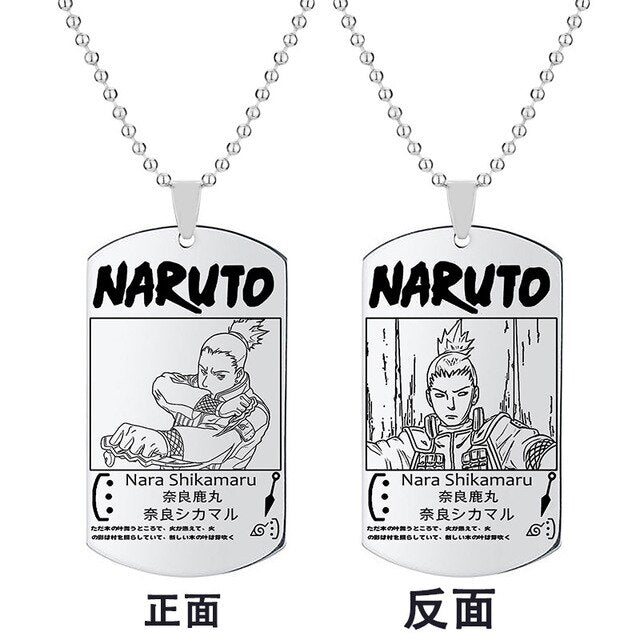 Fio Medalhão Anime Naruto vários personagens tamanho infantil juvenil