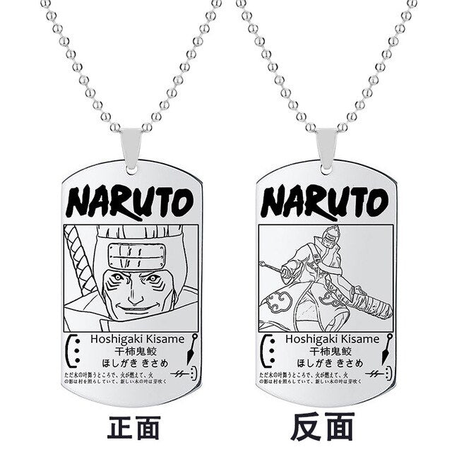 Fio Medalhão Anime Naruto vários personagens tamanho infantil juvenil