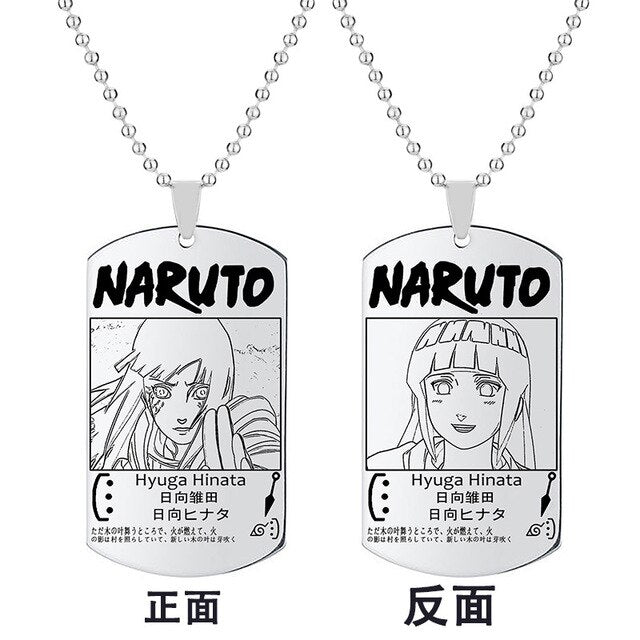 Fio Medalhão Anime Naruto vários personagens tamanho infantil juvenil