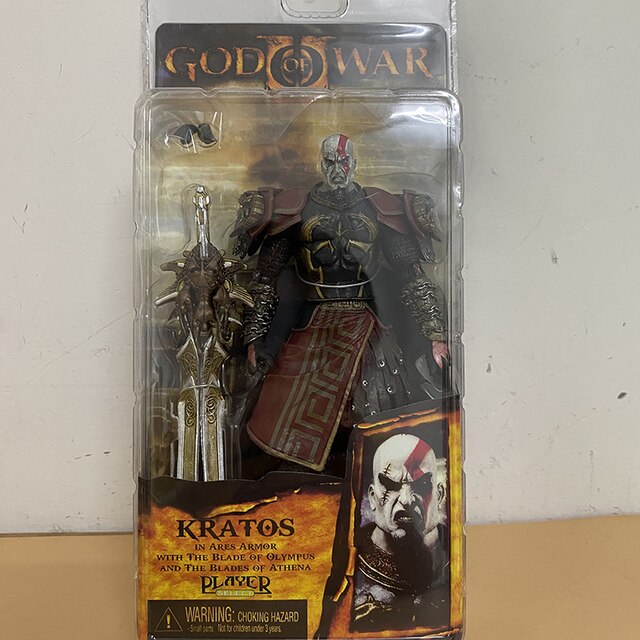 FIGURA DE AÇÃO KRATOS (TRAJE DEUS DA GUERRA) - GOD OF WAR