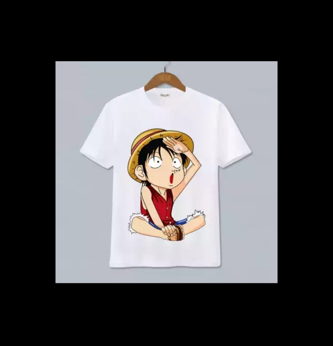 CAMISOLAS  ANIME ONE PIECE LUFFY SANG -NOVO