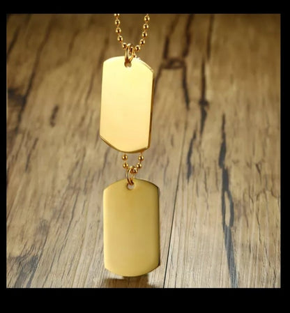 FIO MEDALHÃO Militar DUPLO - NOVO