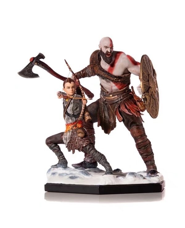 FIGURA DE AÇÃO KRATOS E ATREUS - GOF OF WAR