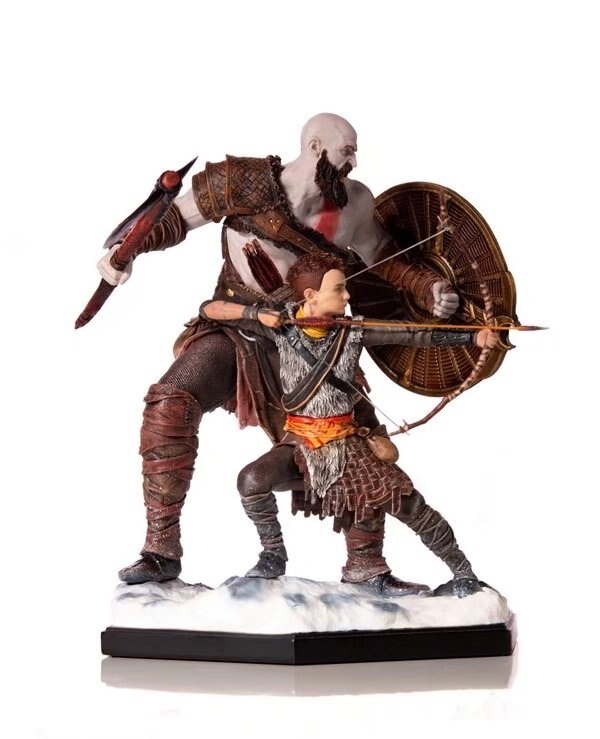 FIGURA DE AÇÃO KRATOS E ATREUS - GOF OF WAR