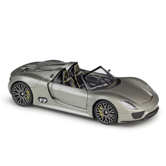CARRO COLECIONAVEL PORSHE 918 SPYDER CONVERTIBLE ESCALA  1:18