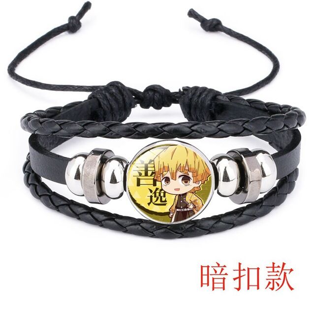 PULSEIRAS DE COURO DEMON SLAYER