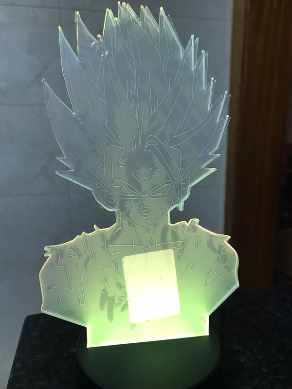 LÂMPADA LED EM ACRILICO  - DRAGON BALL