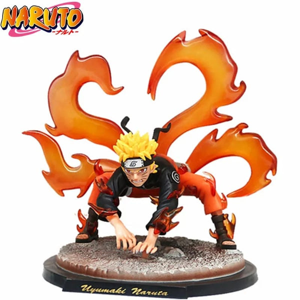 FIGURA DE AÇÃO NARUTO UZUMAKI RAPOSA 4 CAUDAS- NARUTO