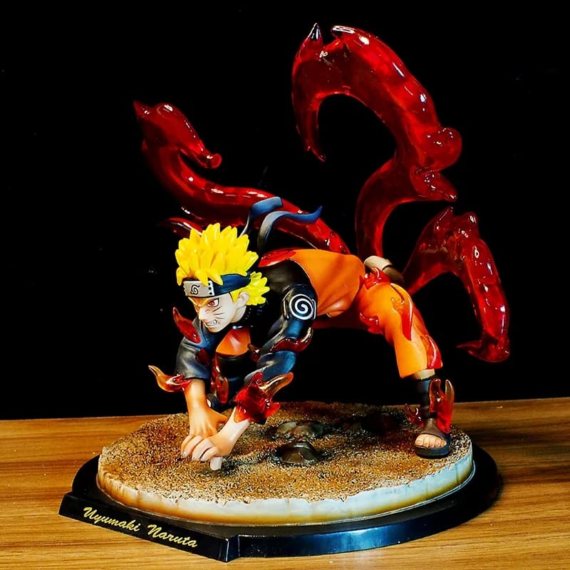 FIGURA DE AÇÃO NARUTO UZUMAKI RAPOSA 4 CAUDAS- NARUTO