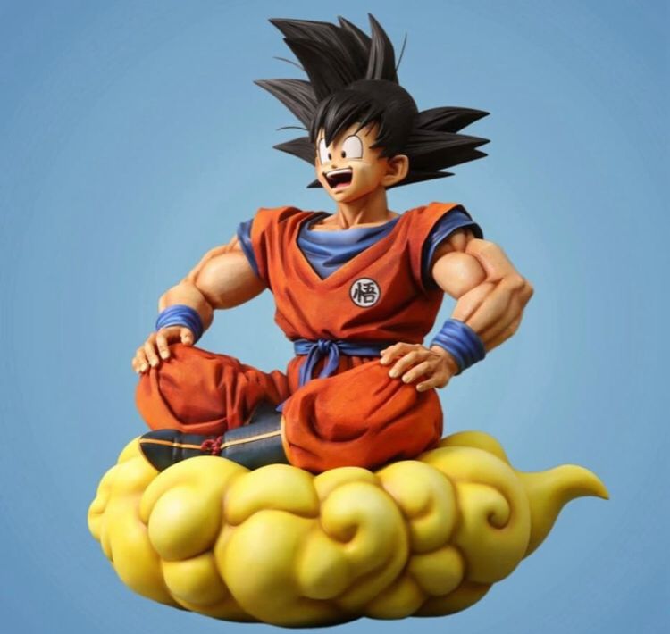 FIGURA DE AÇÃO GOKU NUVEM VOADORA DRAGON BALL - NOVO