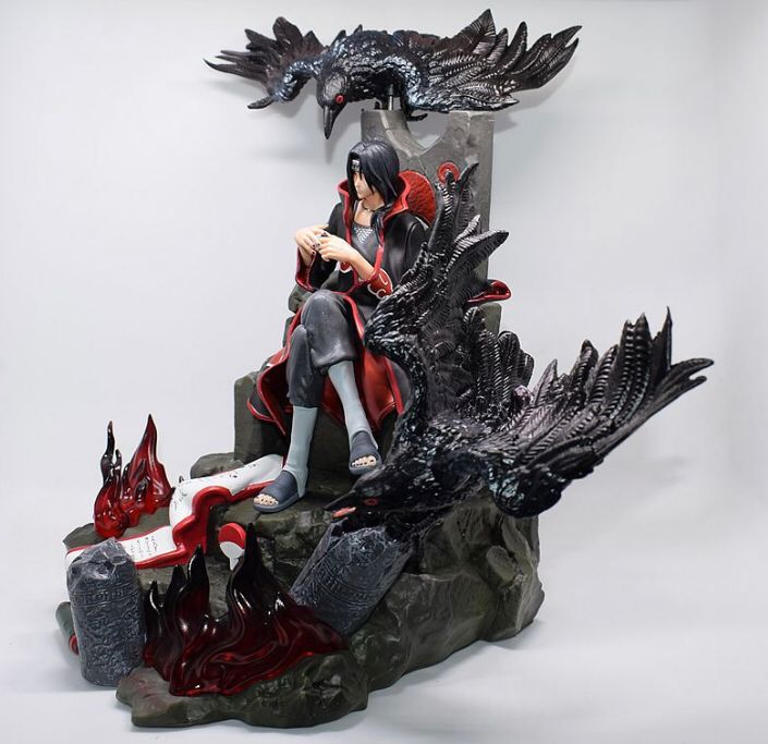 FIGURA DE AÇÃO ITACHI NO TRONO  - NARUTO