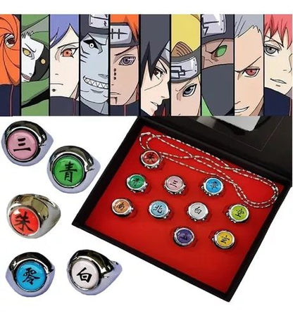 ANÉIS Acessórios Colecionáveis - NARUTO