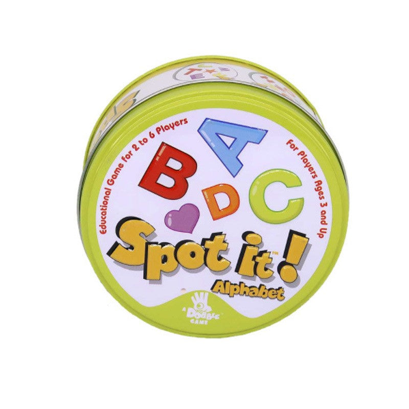 JOGO DE TABULEIRO SPOT IT ALFABETO