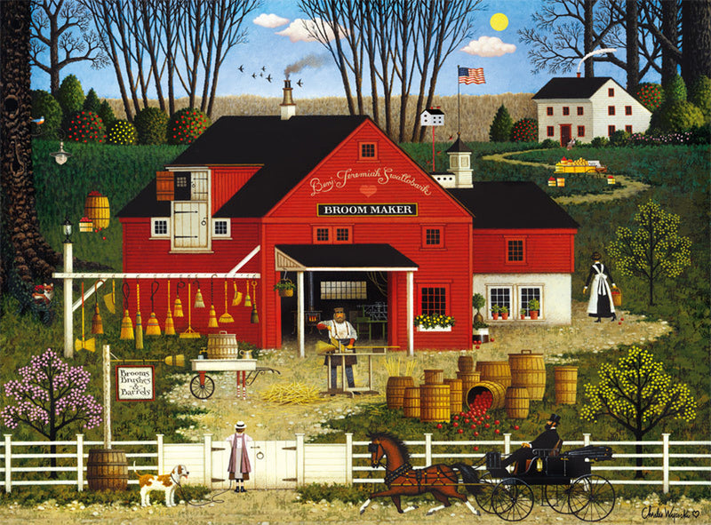 Charles Wysocki: Mr. Swallowbark Buffalo Puzzle 1000 peças