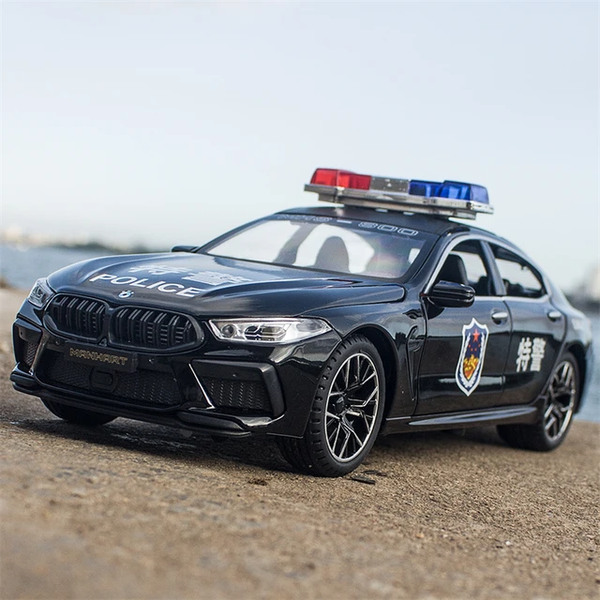 CARRO COLECIONAVEL M8 POLICE CAR ESCALA  1:32