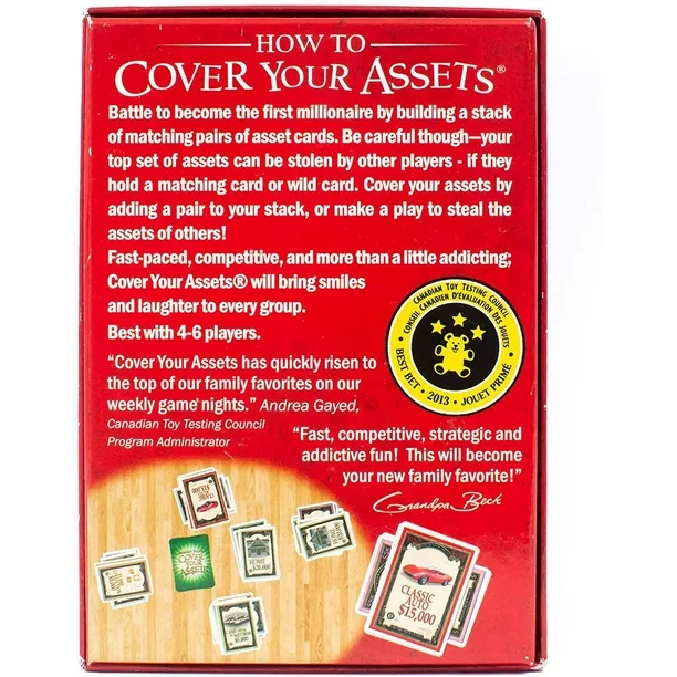 JOGO DE CARTAS - COVER YOUR ASSETS GRANDPA BECK'S