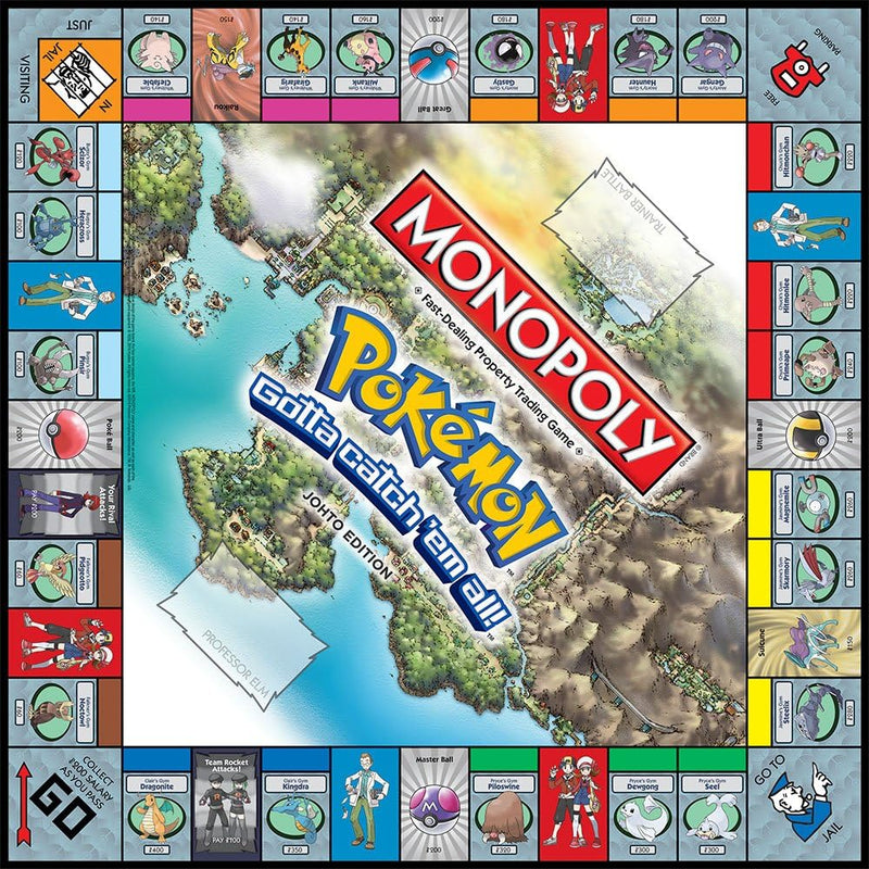 MONOPÓLIO POKEMON - YELLOW