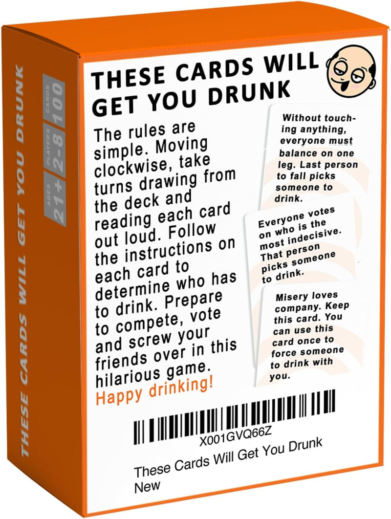 JOGO DE CARTAS - THESE CARDS WILL GET YOU DRUNK