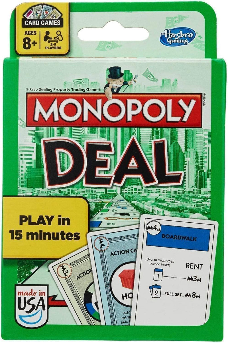 JOGO DE CARTAS - MONOPOLY DEAL GREEN