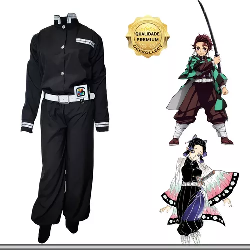 COSPLAY UNIFORME DEMON SLAYER 3 PEÇAS