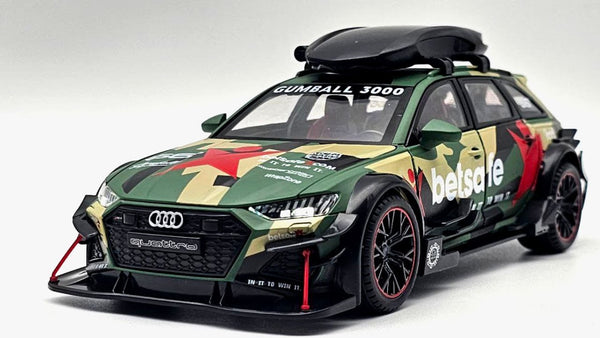 CARRO COLECIONÁVEL AUDI RS6 BETSAFE  ESCALA 1:24