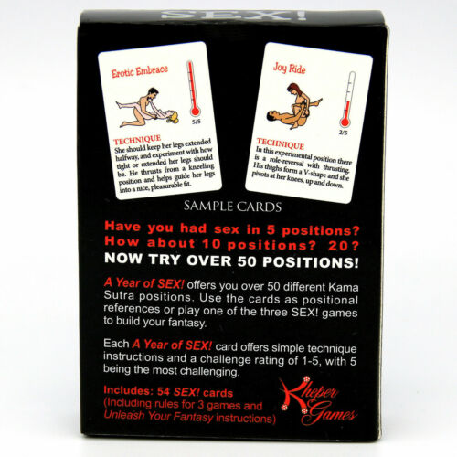 JOGO DE CARTAS - A YEAR OF SEX ( SEXUAL POSITION CARDS )