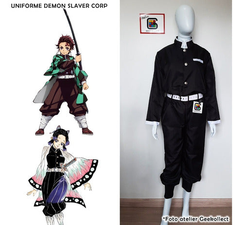 COSPLAY UNIFORME DEMON SLAYER 3 PEÇAS