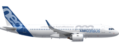 AVIÃO COLECIONÁVEL AIRBUS A320  ESCALA 50 cm