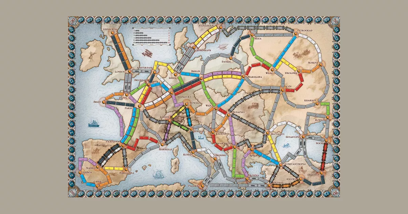 TICKET TO RIDE - VERSÃO EUROPA