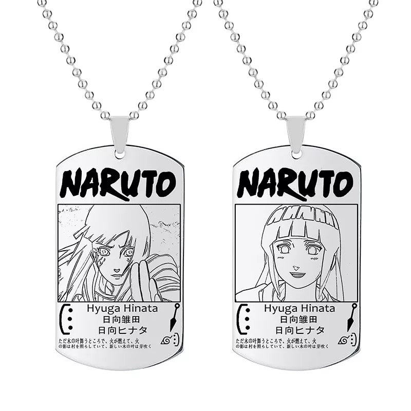 Fio Medalhão Anime Naruto vários personagens tamanho infantil juvenil