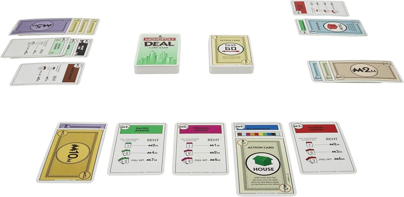 JOGO DE CARTAS - MONOPOLY DEAL GREEN