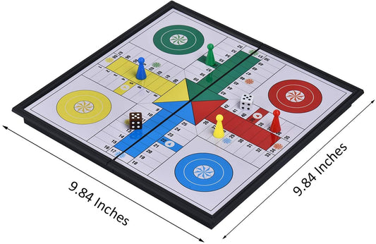 Jogo de Ludo CLASSICO tabuleiro magnético